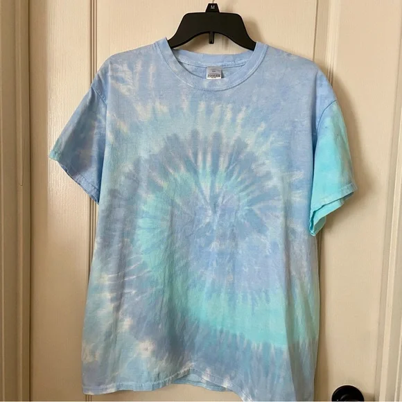 Colortone Blue Tie Dye T-Shirt - Picture 4 of 7